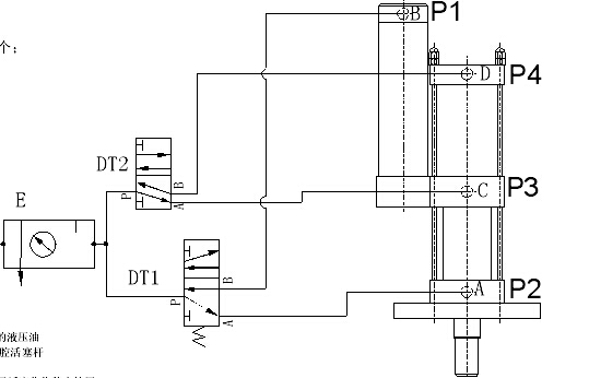 增壓缸標(biāo)準(zhǔn)氣路連接圖 玖容標(biāo)準(zhǔn)型氣液增壓缸氣路連接圖